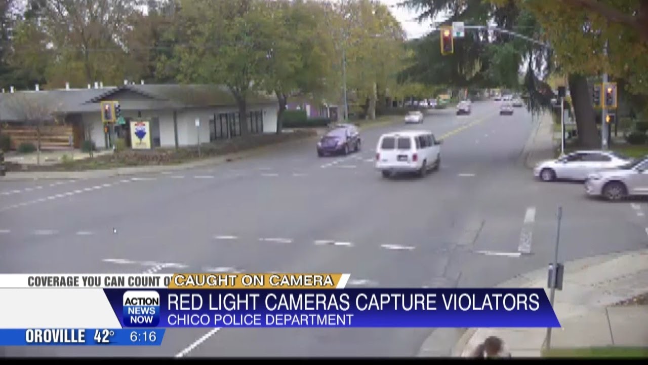 Red light cameras active at Chico's Notre Dame and Skyway