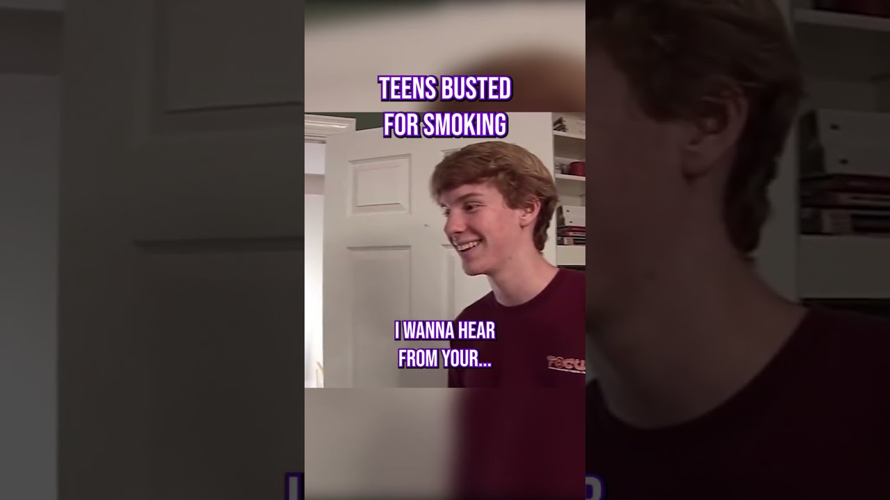 Teens busted for smoking😳 #worldsstrictestparents #teens #shorts