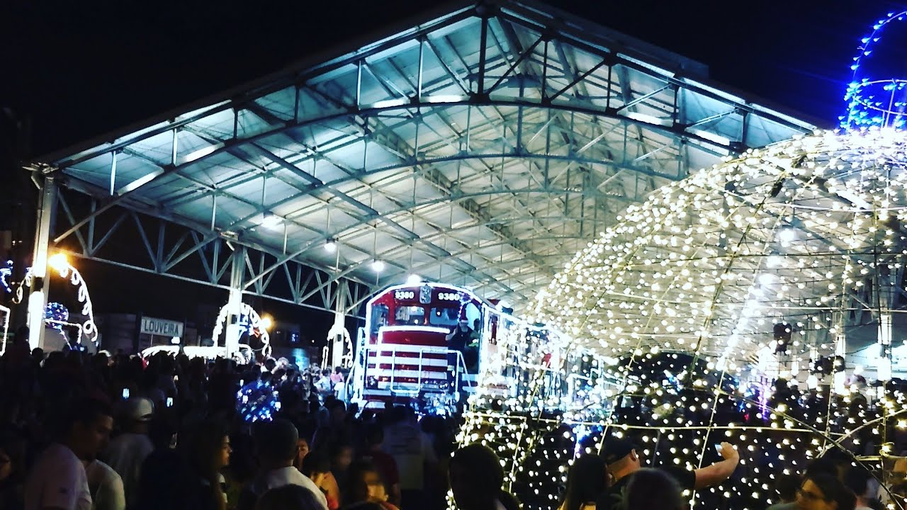 Saída do trem de Natal ABPF/RUMO em  Louveira