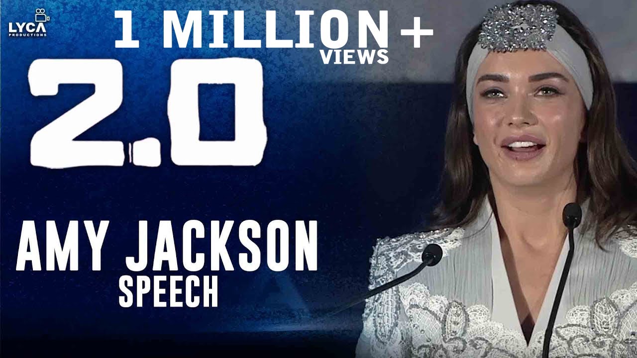 Amy Jackson Speech at 2.0 Trailer Launch | Rajinikanth | Shankar | Lyca Productions