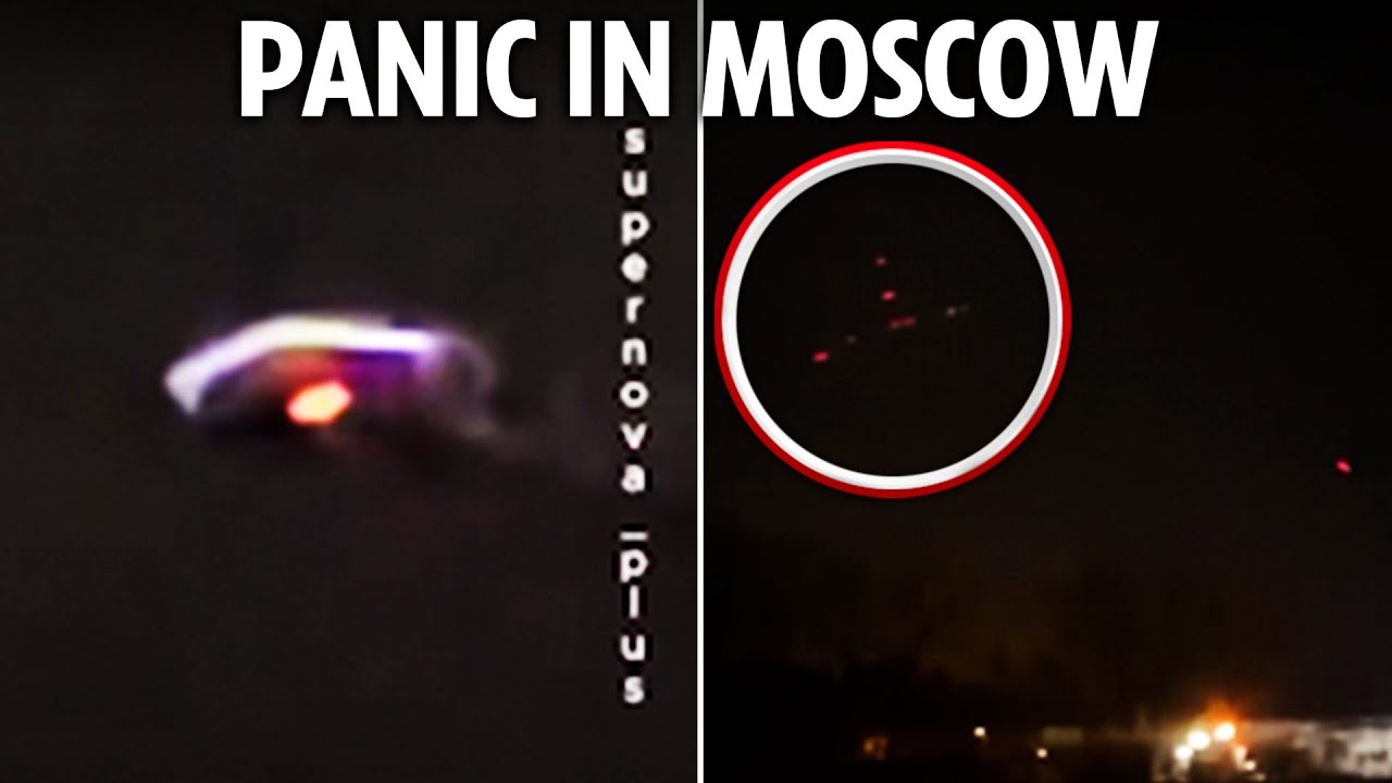 Terrified Russians open fire on mystery 'UFO' spinning over Moscow