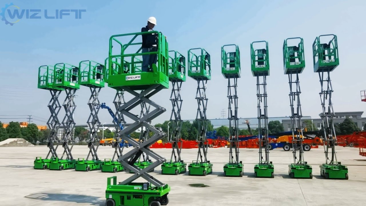 How To Operate The Electric Scissor Lift Platform?#manlift#electriclift#scissorlift #aerialworks