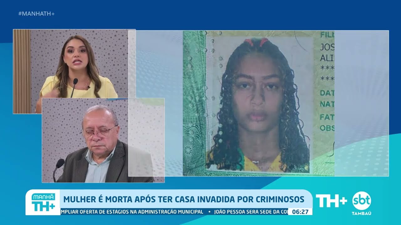 Mulher é morta com vários tiros no litoral sul - Manhã TH+ - 26 02 26