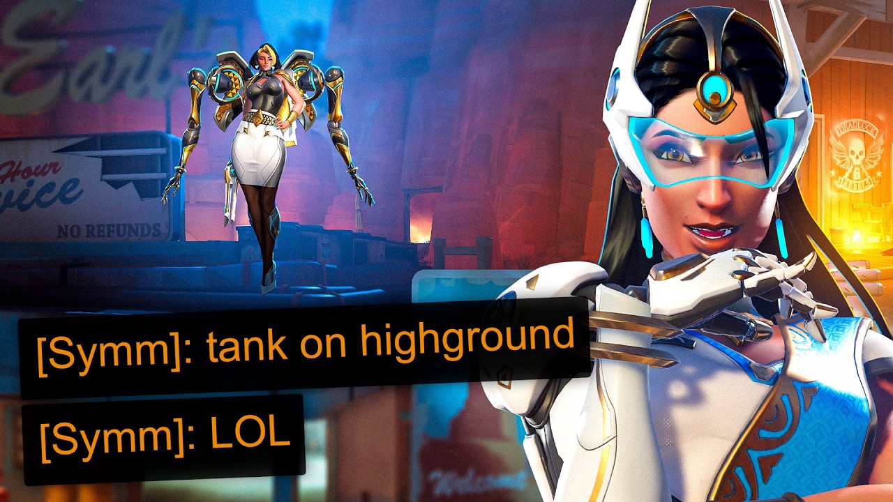 This Domina Was FLAMED... For Using High Ground? - Overwatch Spectating