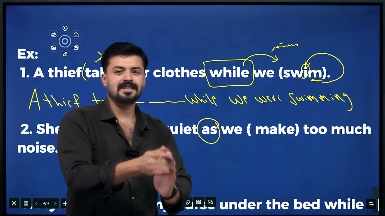السادس اعدادي : ادوات الربط while/As الوحده الاولى المنهج الجديد