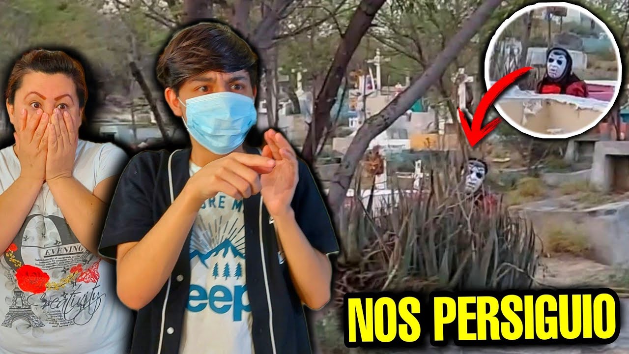 NOS PERSIGUIO UN ASES1N0 EN UN CEMENTERIO Y ESTO SUCEDIO!! 😱 *Nos espio* BROMA PESADA