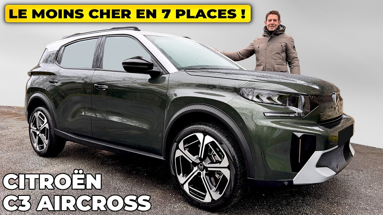 Essai Citroën C3 Aircross – Le 7 PLACES le moins CHER !