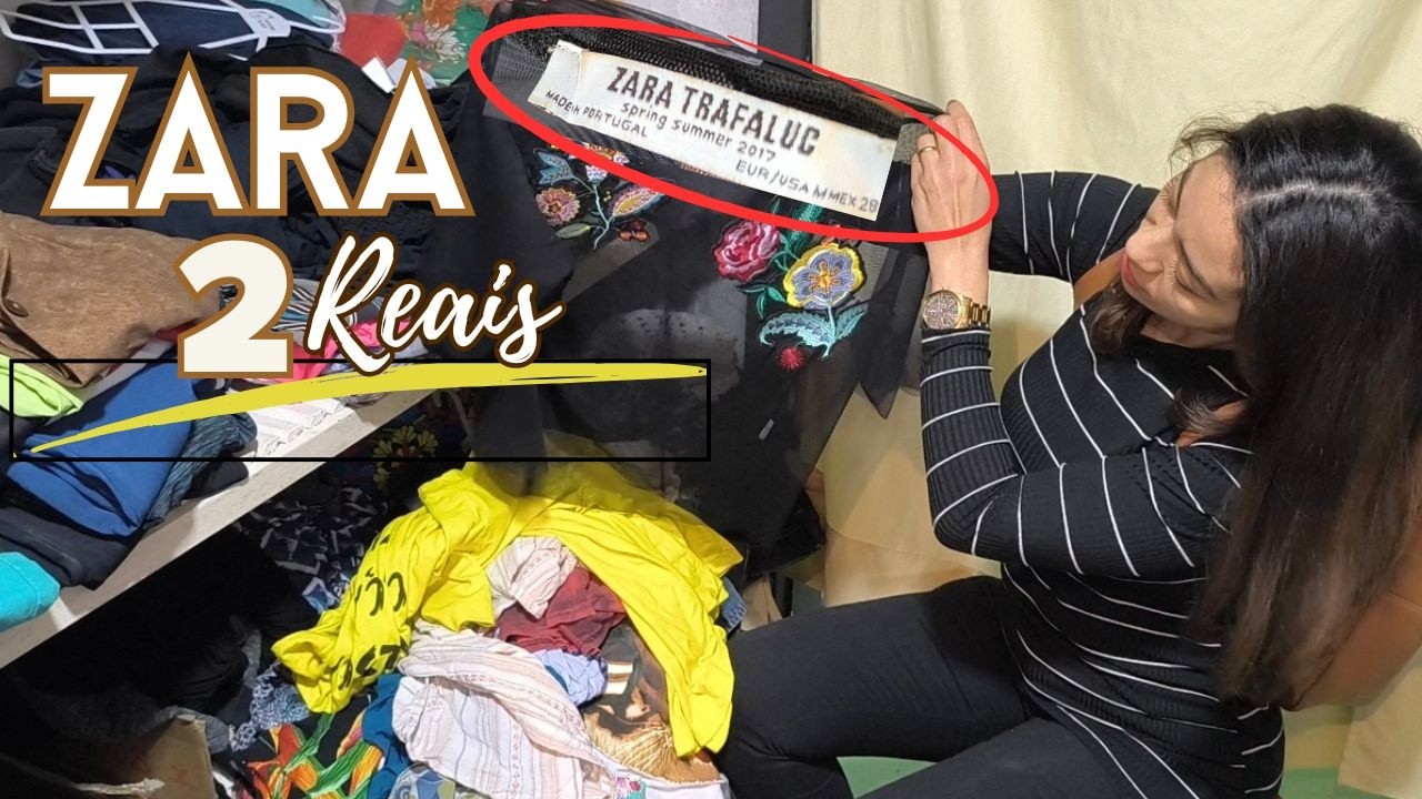 ENCONTREI ZARA POR 2 REAIS NO BRECHO DE RUA.
