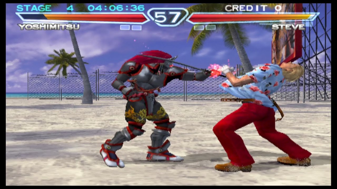 Yoshimitsu vs Steve Tekken 4 Ultra hard
