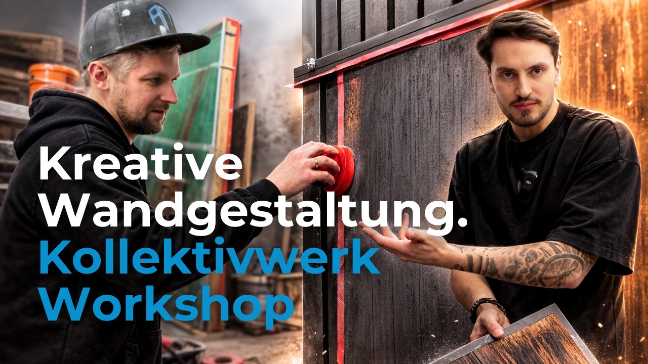 Wandgestaltung Next Level &ndash; Maler Workshop mit dem Wandprofi & Denis_In_Action 🎨🔥