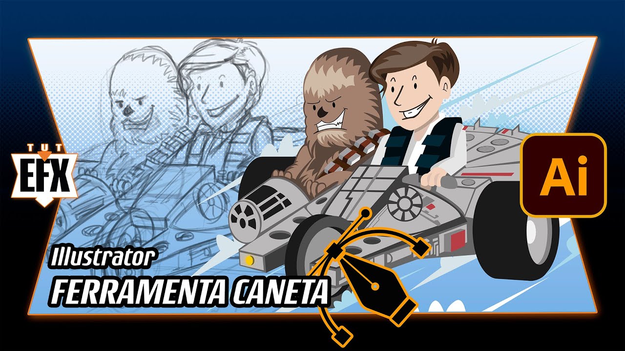 Illustrator Ferramenta Caneta