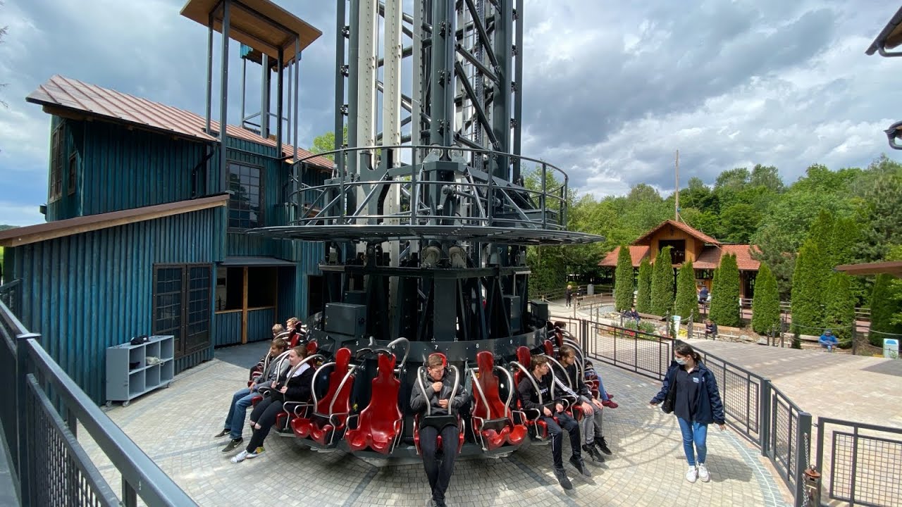 Voltrum - Free Fall Tower (Offride) Video Bayern Park Reisbach 2020