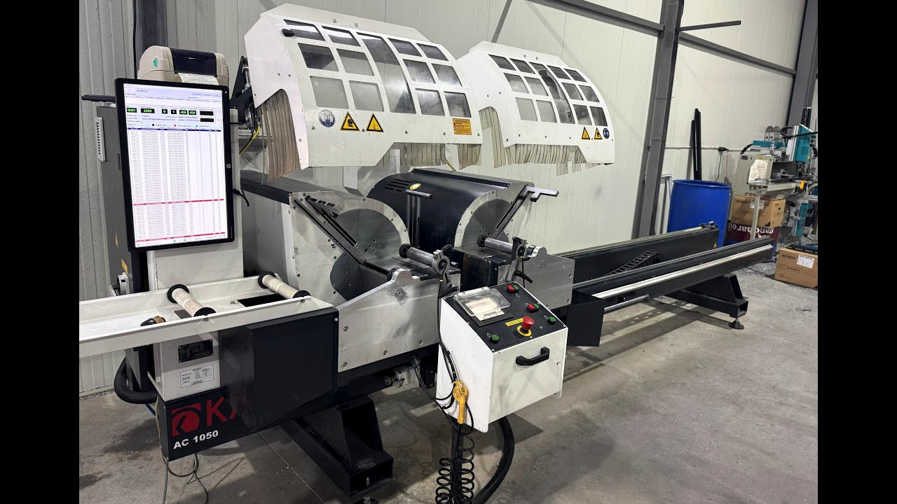 KABAN AC1050 - Servo Controlled Double Head Aluminum Cutting Machine