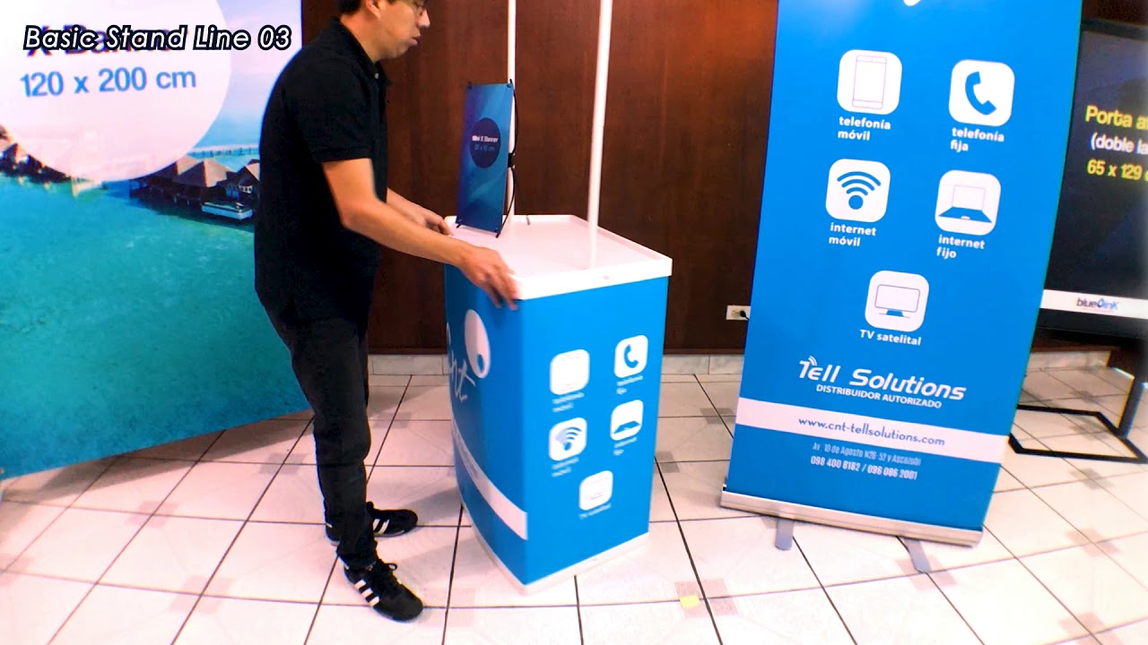 Basic Stand Line 03, Estructuras publicitarias para degustación o eventos.