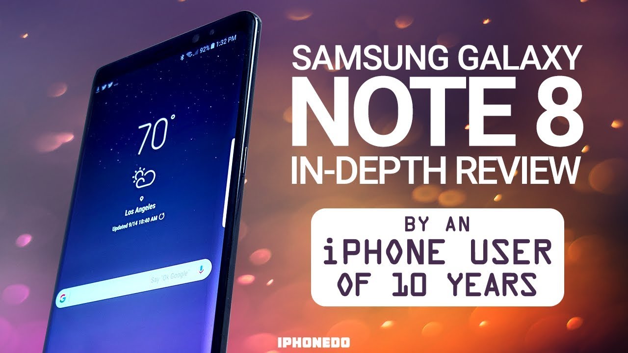 Подробный обзор Samsung Galaxy Note 8 от пользователя iPhone с 10-летним стажем [4K]