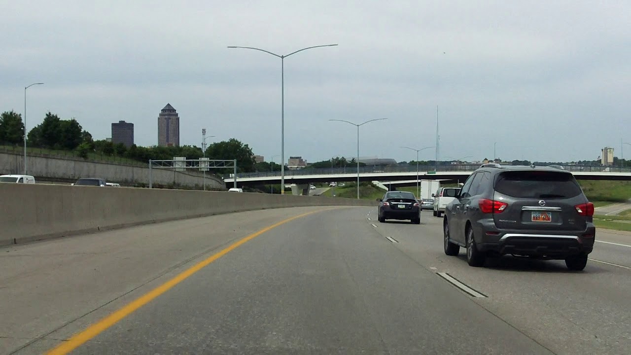 Interstate 235 - Iowa westbound