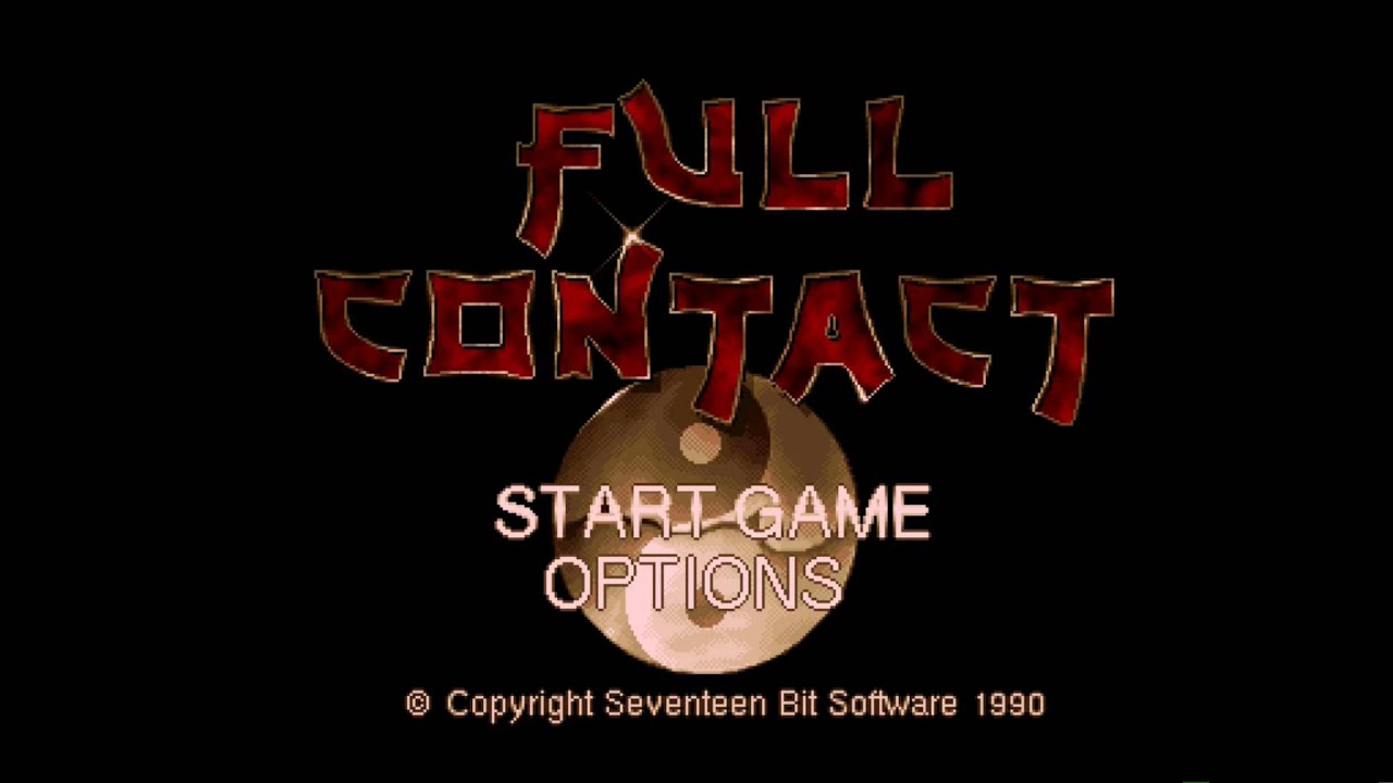 Amiga 500 - Full Contact Music Menu