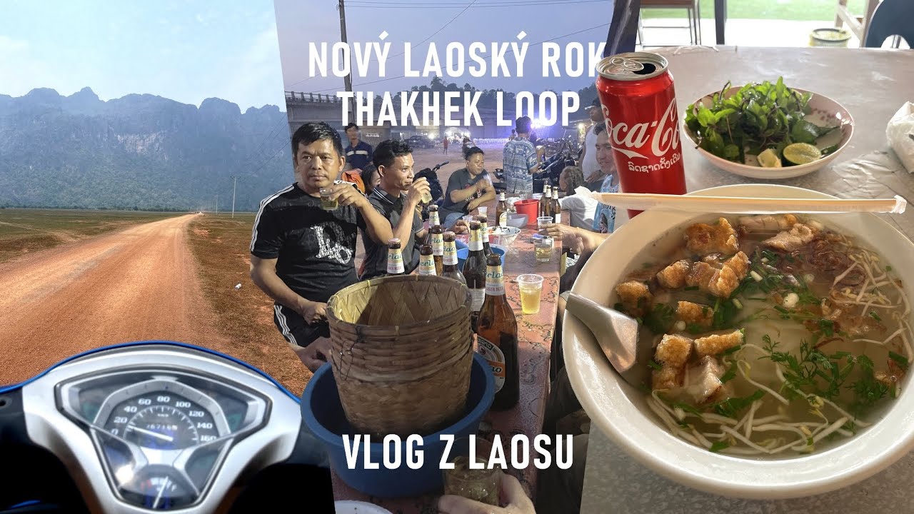 Oslavy nového laoského (thajského) roku na Thakhek loop – Laos | Asie jak ji neznáte | Travel vlog