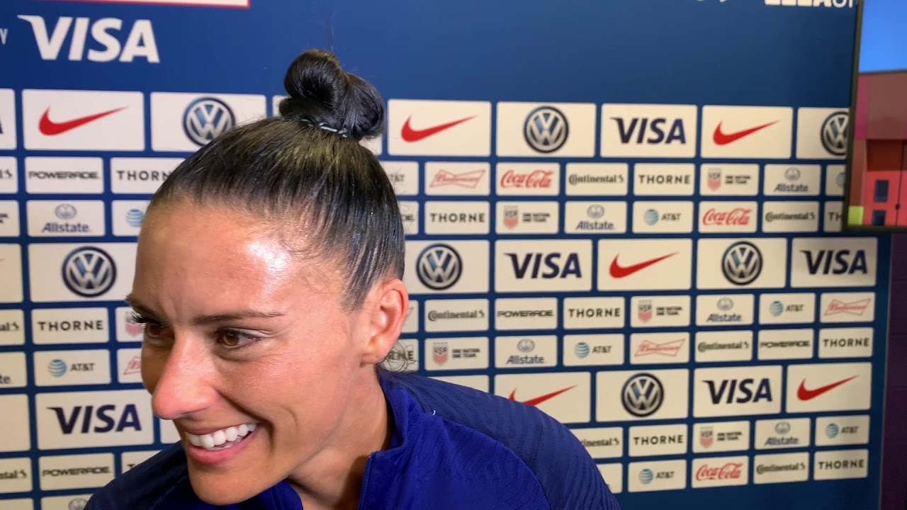 USWNT She Believes Match 1 Interviews