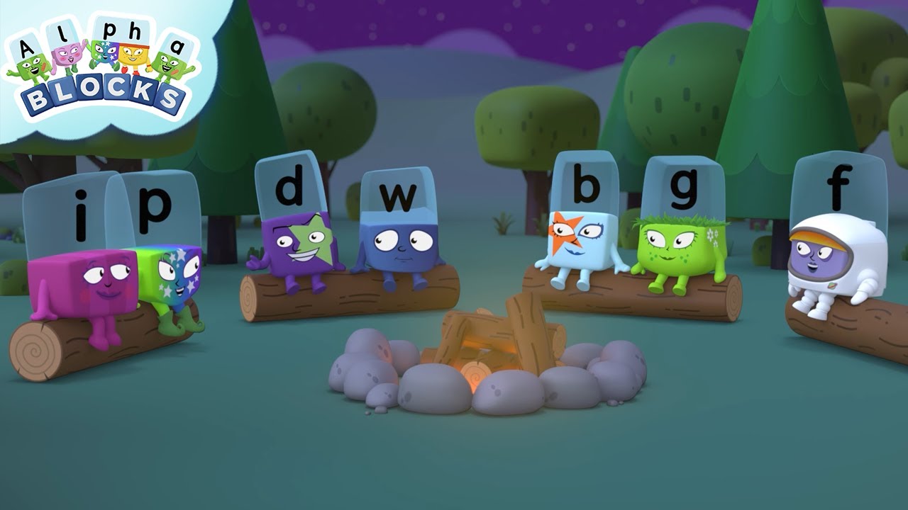Spooky Scary Dark Spelling! 🌑 | Learn to Spell | @officialalphablocks