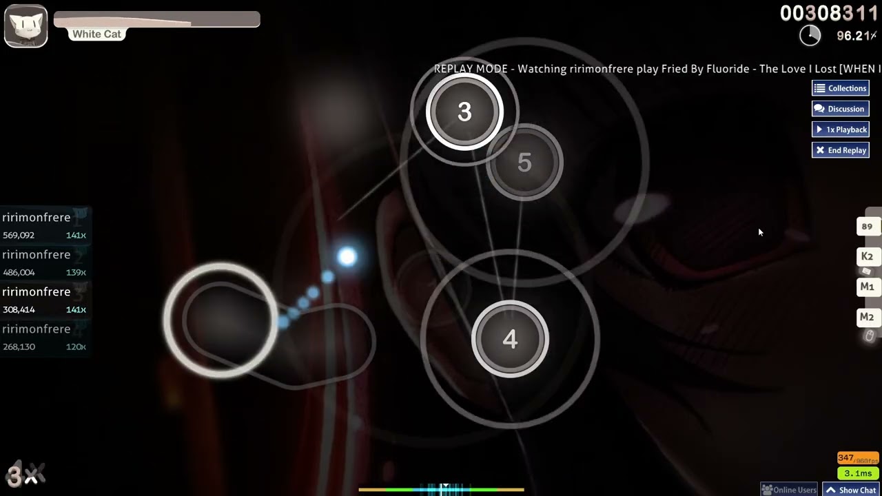 Completing 'The love I lost' On osu! 4 stars