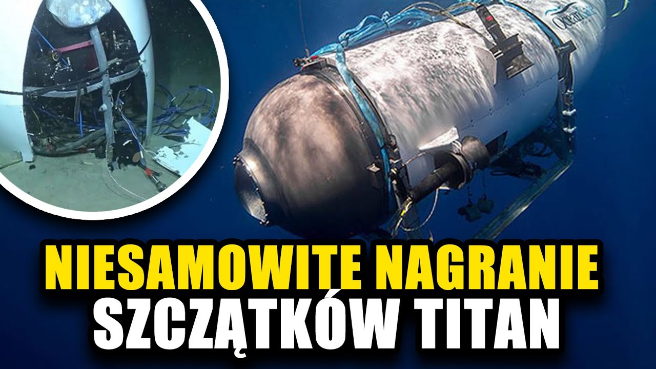 Szczątki łodzi Titan, która zatonęła przy Titanicu