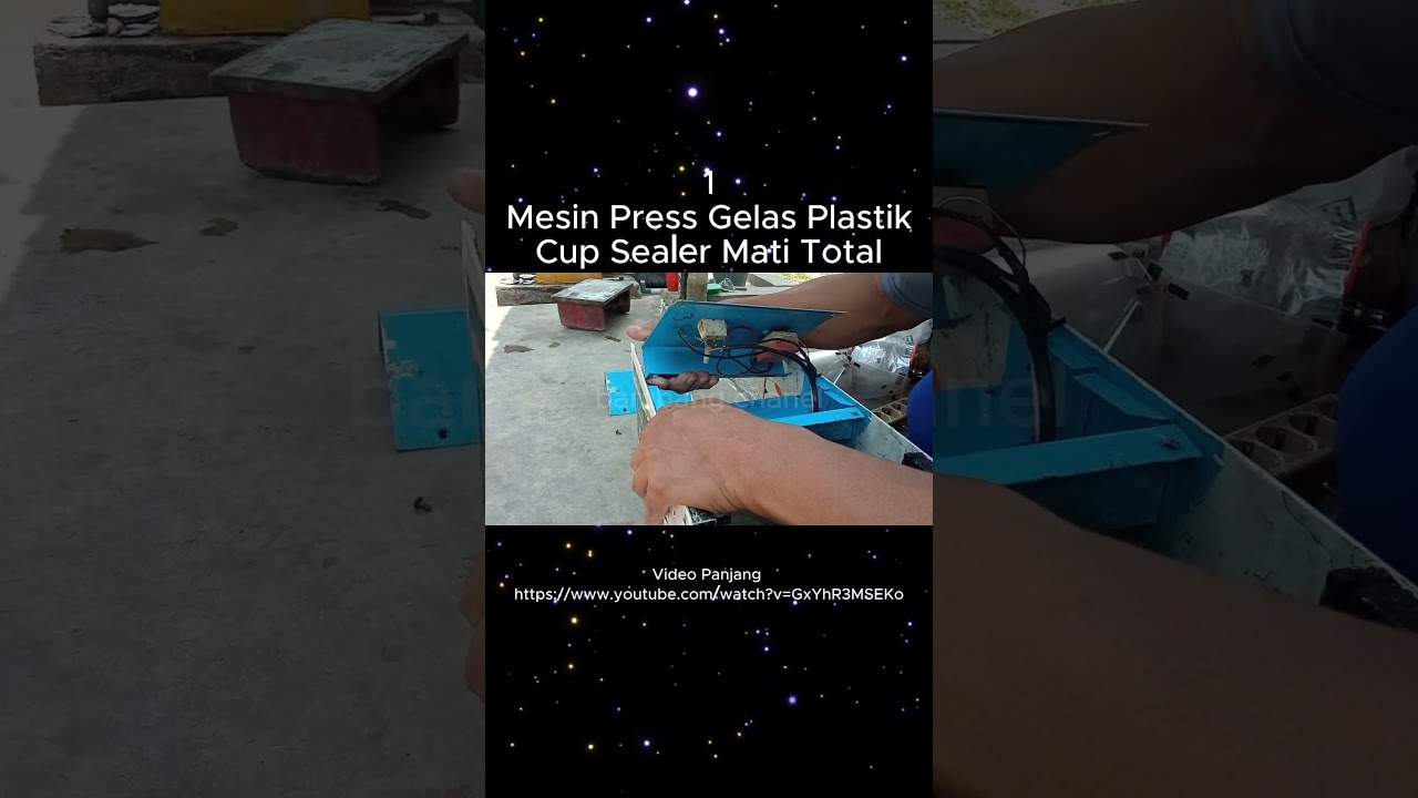 Alat Pres Gelas Plastik Cup Sealer Mati Total 1