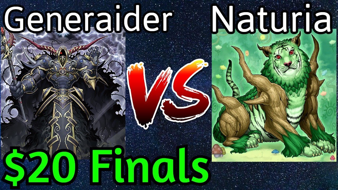 Generaider Vs Naturia Runick $20 Tourney Finals Yu-Gi-Oh!