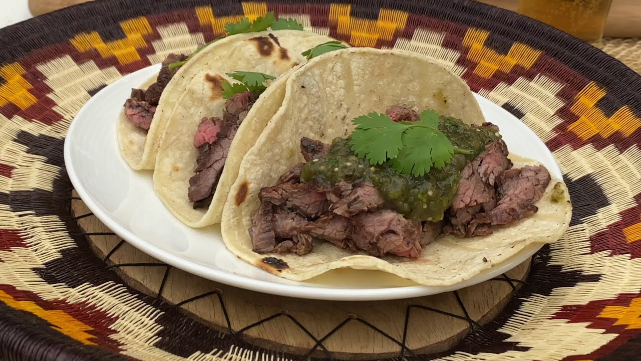 Grilled steak Tacos- Tacos al Carbon