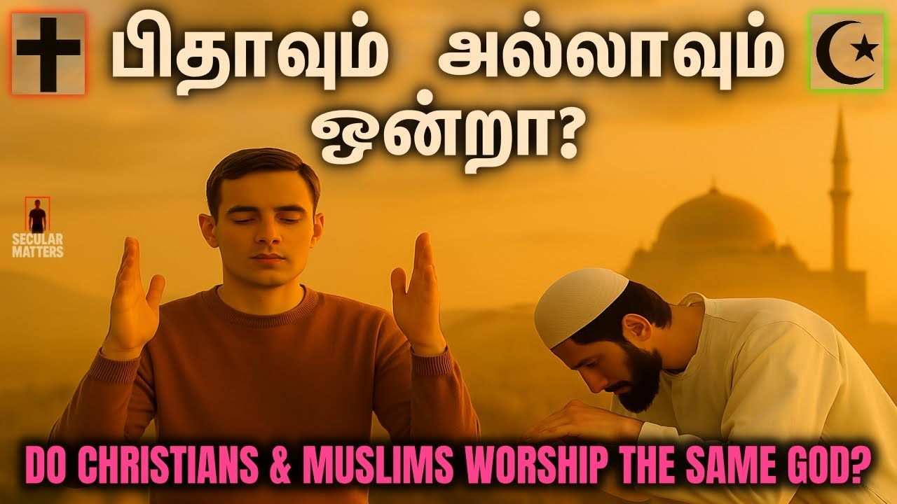 கிறிஸ்தவர்களும் முஸ்லிம்களும் வணங்குவது ஒரே கடவுளையா? | One God - Three Religions OR Three Gods?