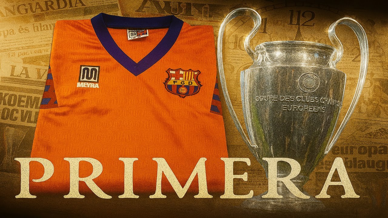 Barcelona jersey RETRO kit 1991/1992 (Champions League) Unboxing & Review / ASMR