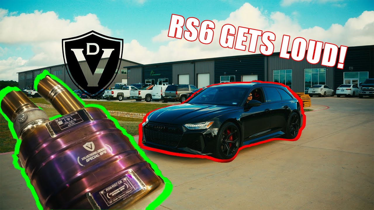 2024 Audi RS6 Valvetronic Exhaust and APR Plus Tune Before and After
