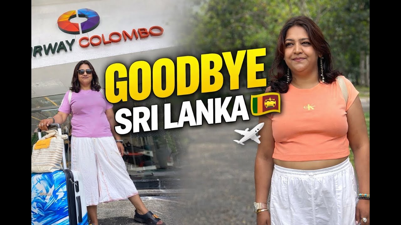 Sri Lanka Trip Ends  | Negombo Beach Sunset 🌅 → Chennai ✈️ | Travel Vlog 