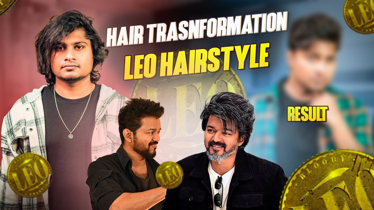 I Tried *LEO VIJAY* Classy Hairstyle | LONG HAIR To SHORT HAIR | Saran Lifestyle