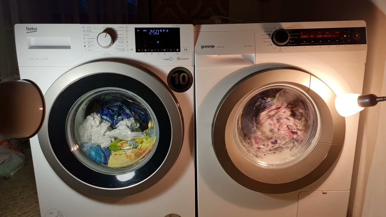 Wash Race #2 - Beko VS Gorenje - Cottons 90 + Pet Hair Removal VS Cottons 95 + Extra Rinse