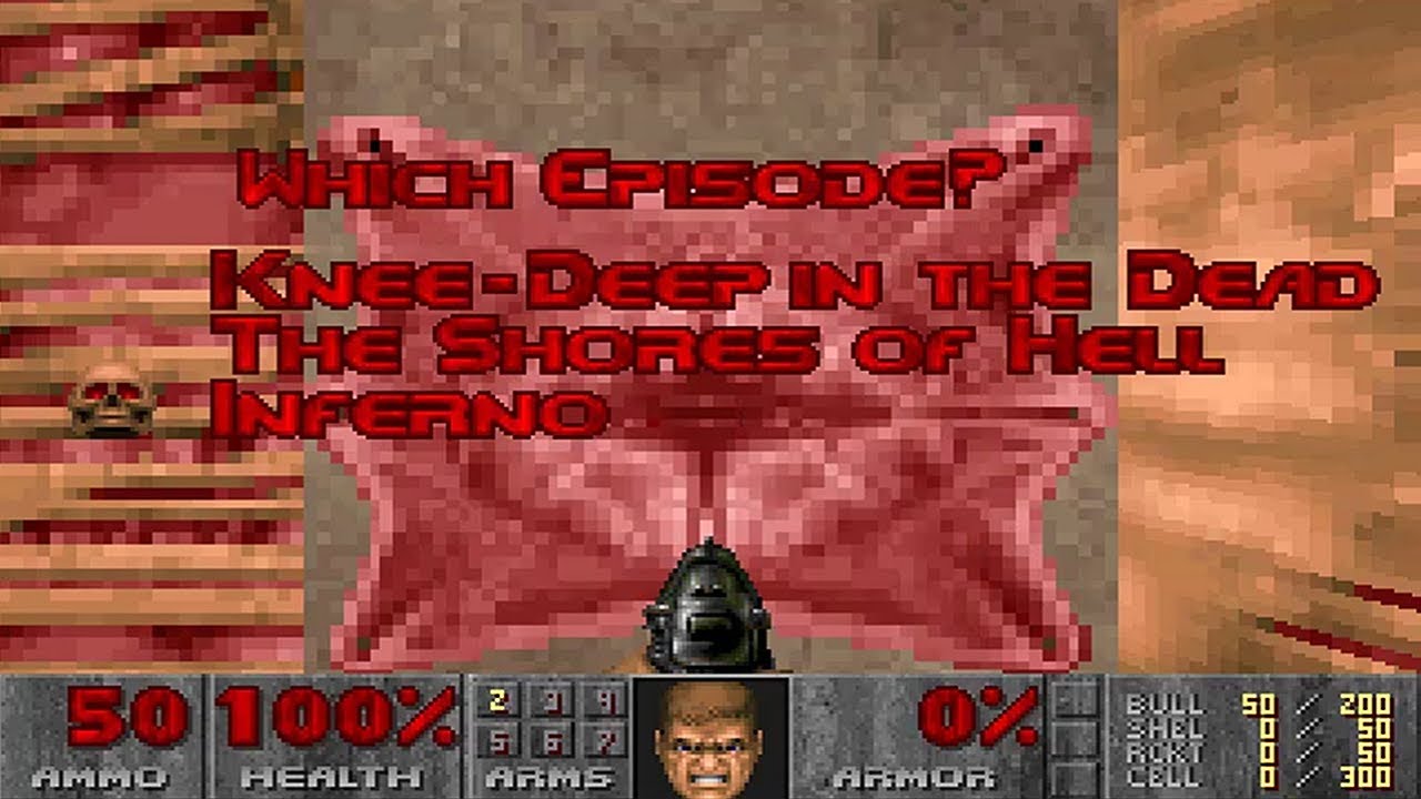 doom 1(1993) episode :inferno walkthrough, Дум 1 (1993) полное прохождение Эпизод: (инферно)