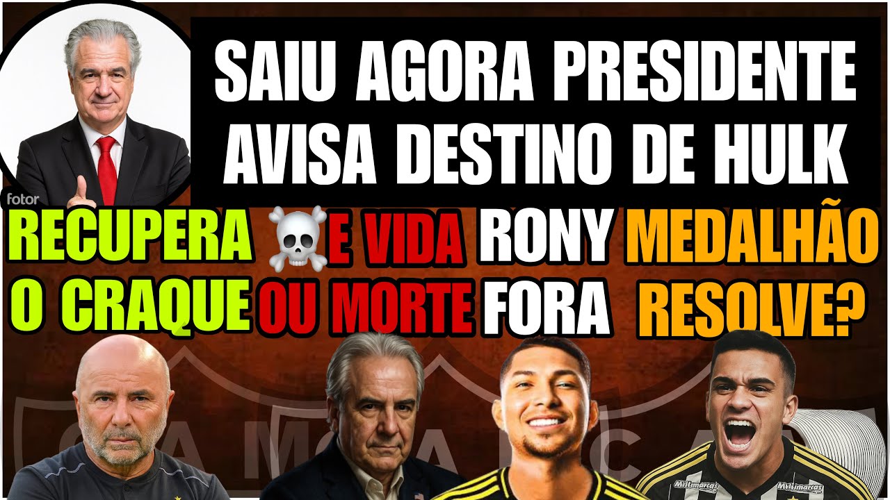 🚨ACABOU DE SAIR🚨MUDAN&Ccedil;A GIGANTESCA NO GALO🌟DESTINO DE HULK☠️VIDA OU MORTE❌RONY FORA
