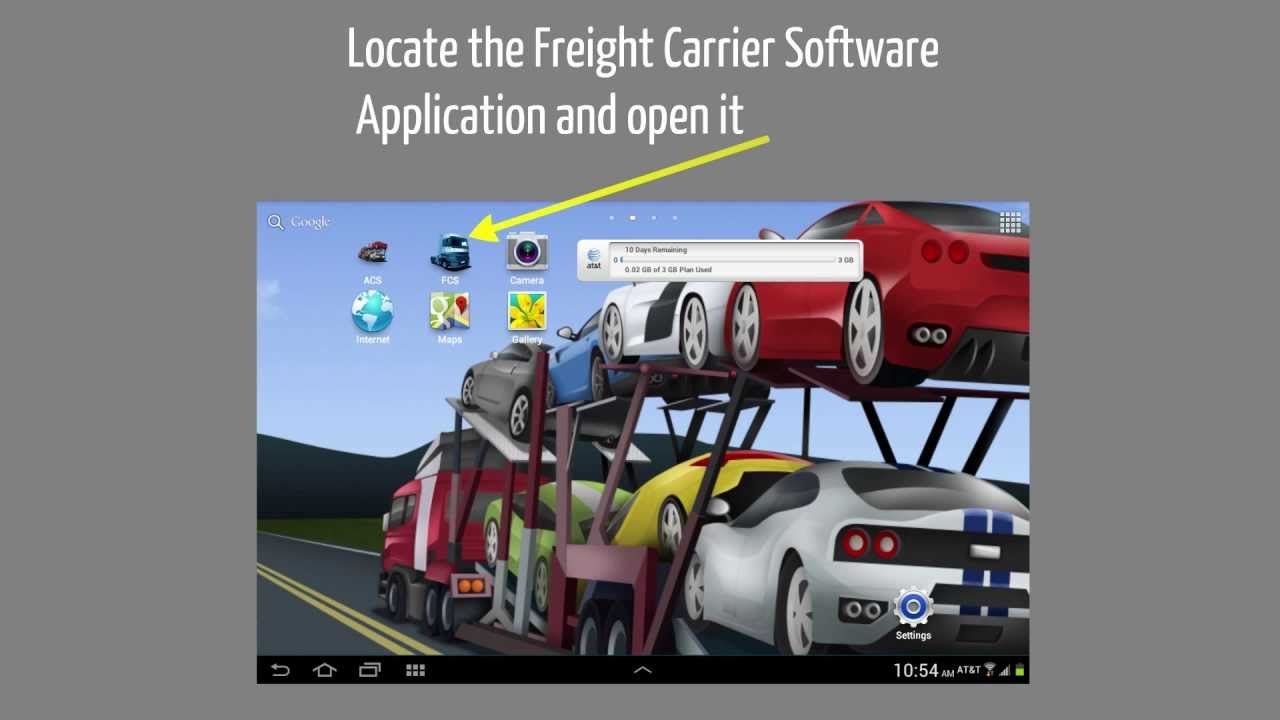 Freight Carrier Software Tablet App Training Video