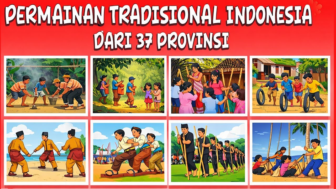 PERMAINAN TRADISIONAL INDONESIA DARI 37 PROVINSI