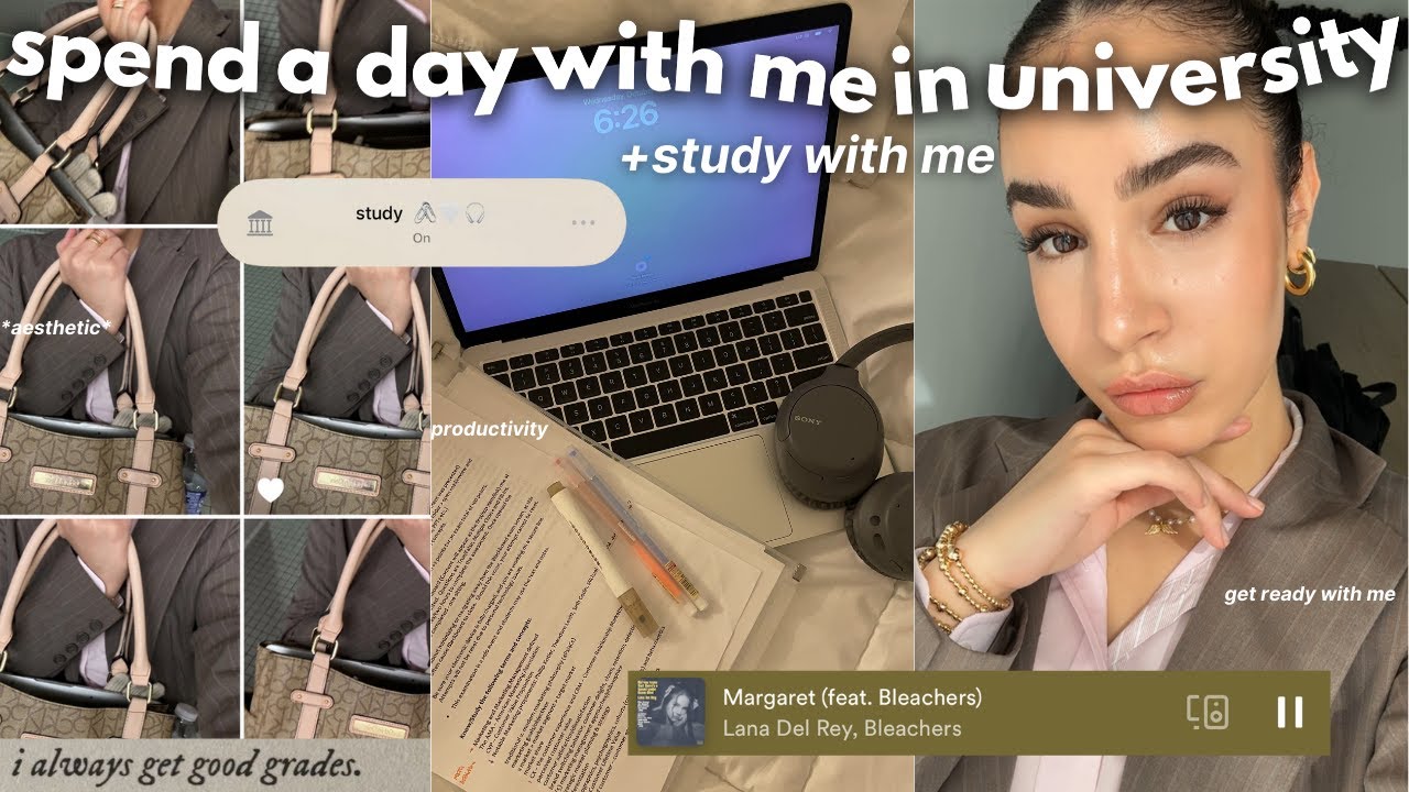 uni vlog in usa 📚📍🇺🇸 يوم معي فجامعة أمريكية || library studying, grwm, college meetings, unboxing..
