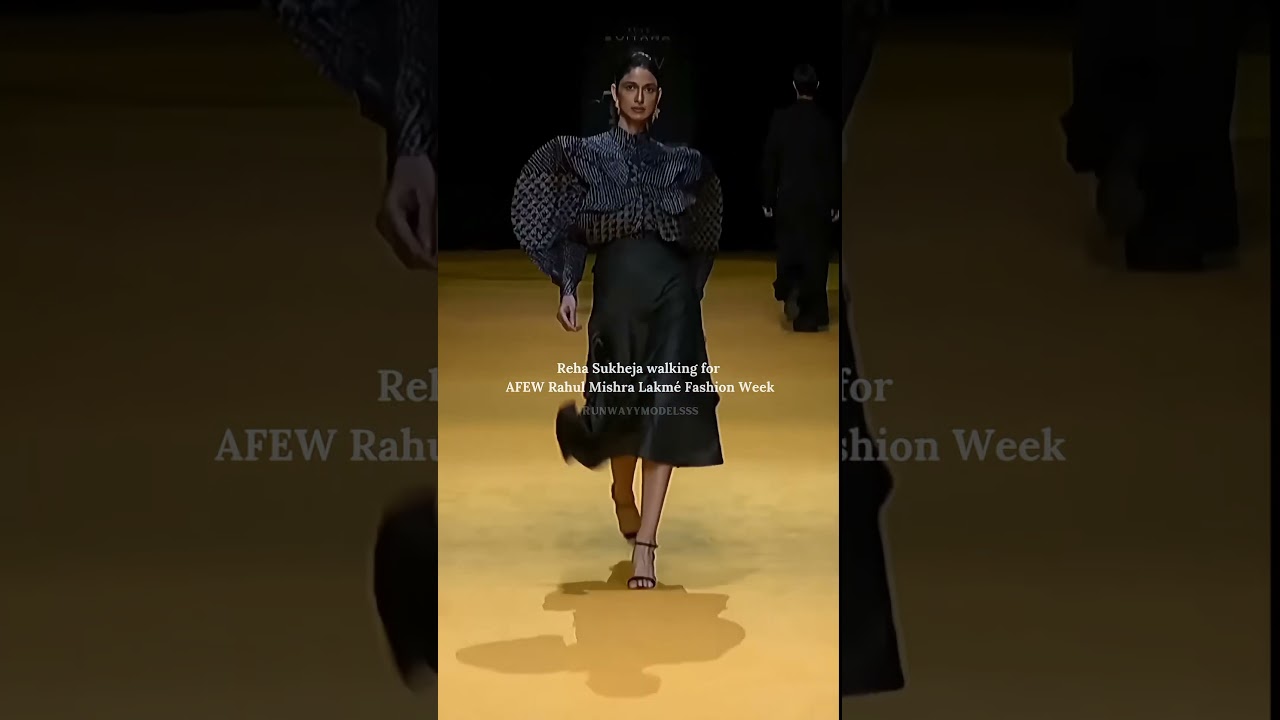 Rahul Mishra recent Fashion show