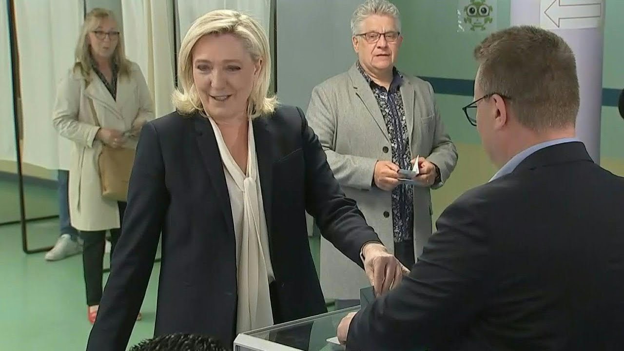 French election: Far-right's Marine Le Pen casts her vote | AFP