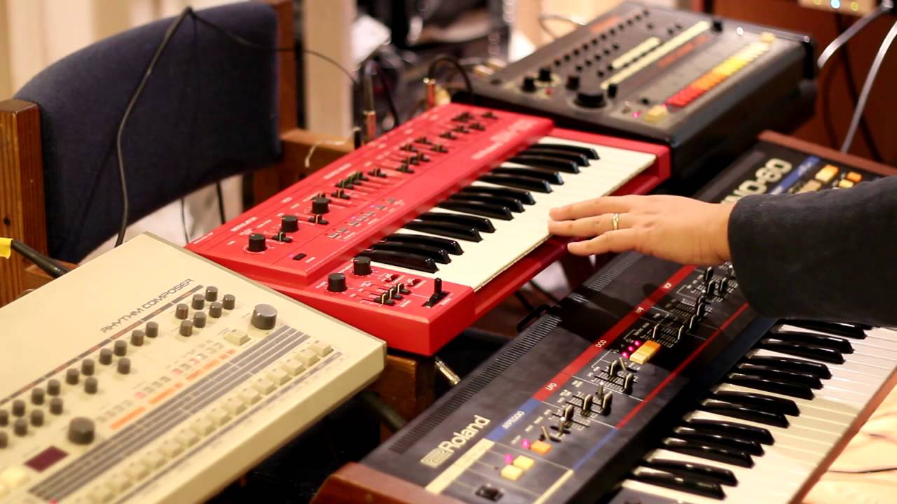 Old school House with Roland TR-808, Juno-60, SH-101, TR-909