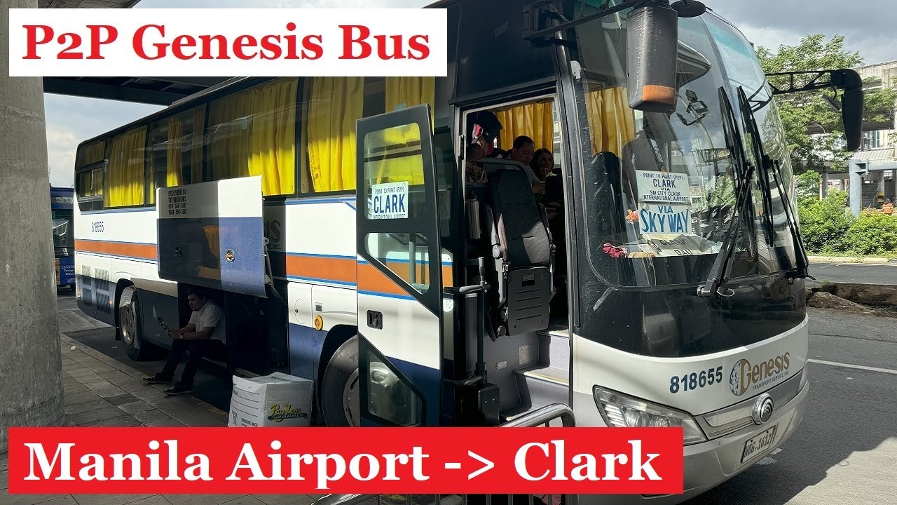 Manila Airport, Terminal 3 (NAIA, T3) to Clark - P2P Genesis Bus - by Genesis Bus Transport #227