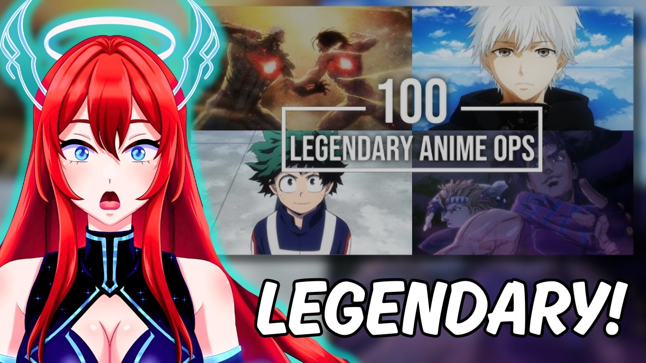 FIRST TIME Watching Top 100 LEGENDARY Anime Openings of All Time - VTuber Reaction