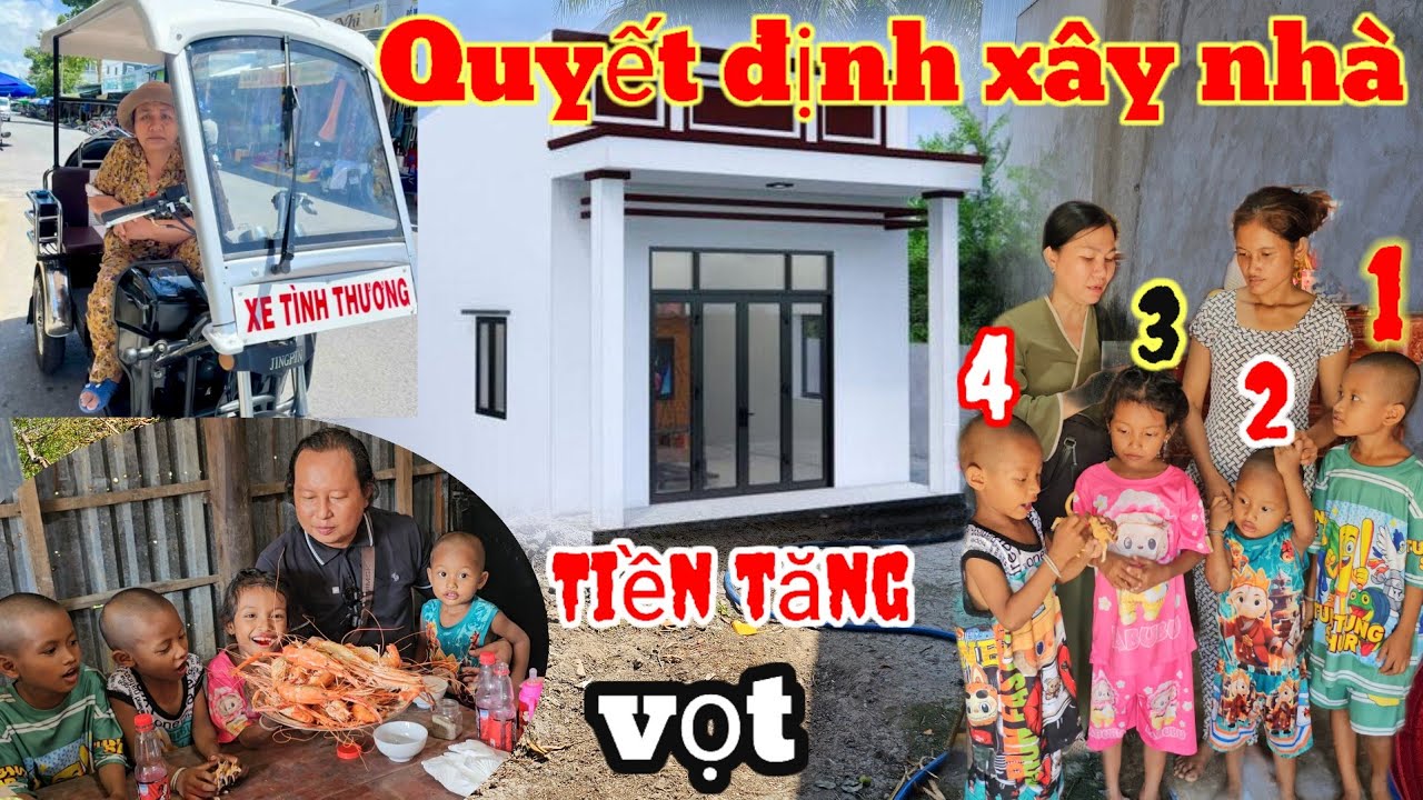 Hậu Giang quyết định Xây nhà cho 4 đứa Bé Cha Chếtt vì 5 nhátt Mẹ Câ.m điếc 