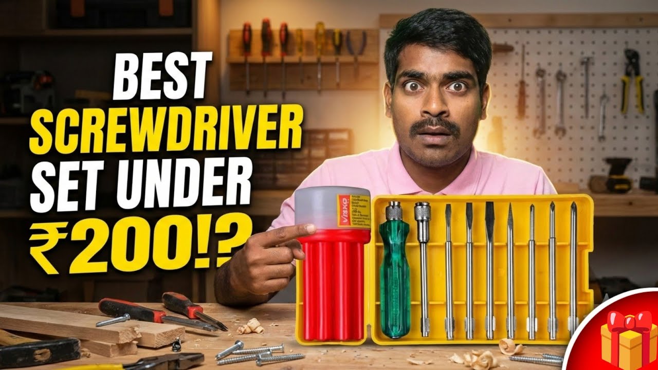 VISKO 111 Red Screwdriver Set Unboxing & Review | Kya yeh Best Hai?
