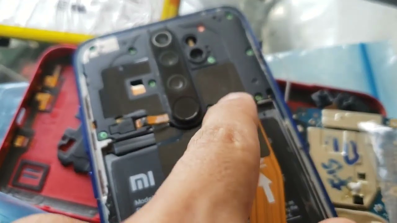 redmi note 8 pro no carga. flex dañado.  solucionado