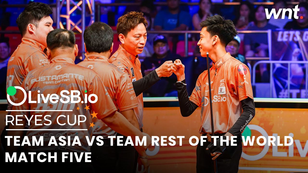 Team Asia vs Team ROW | Match Five | Day Two | 2025 Reyes Cup