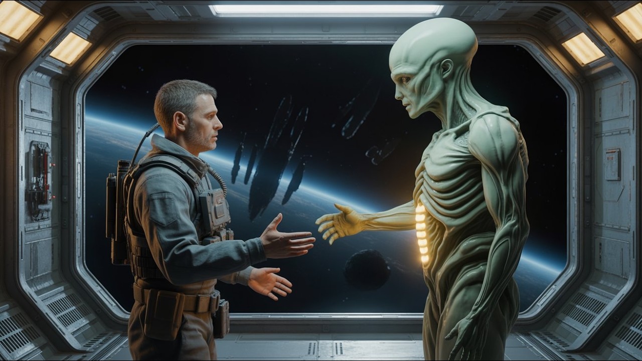After Many Years, the Alian Finally Faced the Human Soldier Who Once Saved Him | Sci-Fi Story